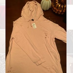 Windsor Blush Pink Distressed Sweater/Dress